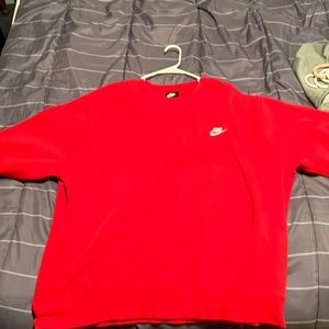 Nike Mens Crewneck Sweatshirt- XXL - Varsity Red